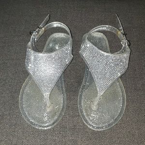 Clear jelly sandals